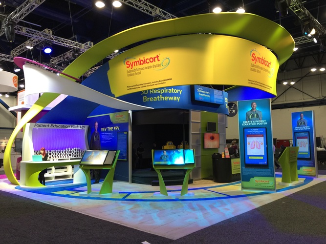 Trade Show Kiosk Setup by 4 Productions - Full-Service Event Production Company