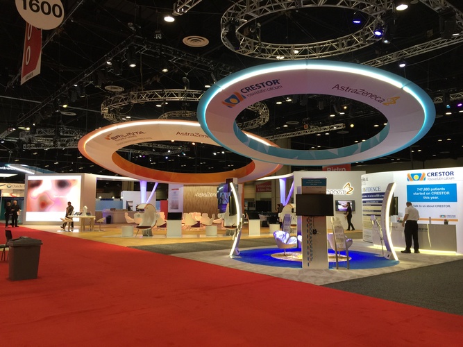 Futuristic Booth Design - Trade Show Production Orlando by 4 Productions