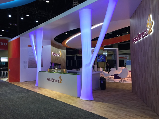 AstraZeneca Trade Show Booth by 4 Productions - Las Vegas Full-service Event Production Company 