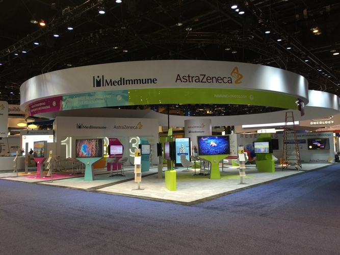 Trade Show Event Production Las Vegas for MediImmune AstraZeneca by 4 Productions