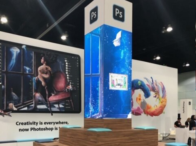LED Walls for Trade Show Booth by 4 Productions - Las Vegas Event Production Company